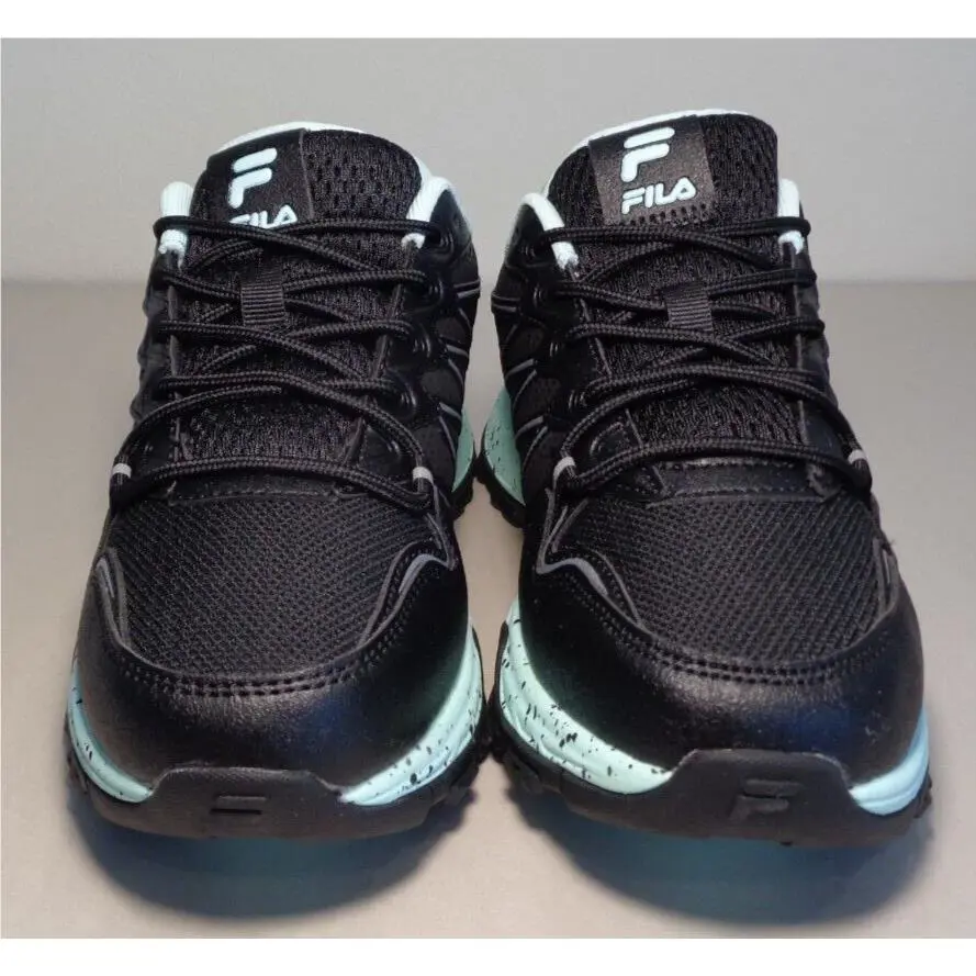Fila shoes - Black/Black/Fila Aqua (UPC: 196447239254) 13