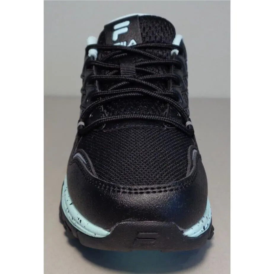 Fila shoes - Black/Black/Fila Aqua (UPC: 196447239254) 6