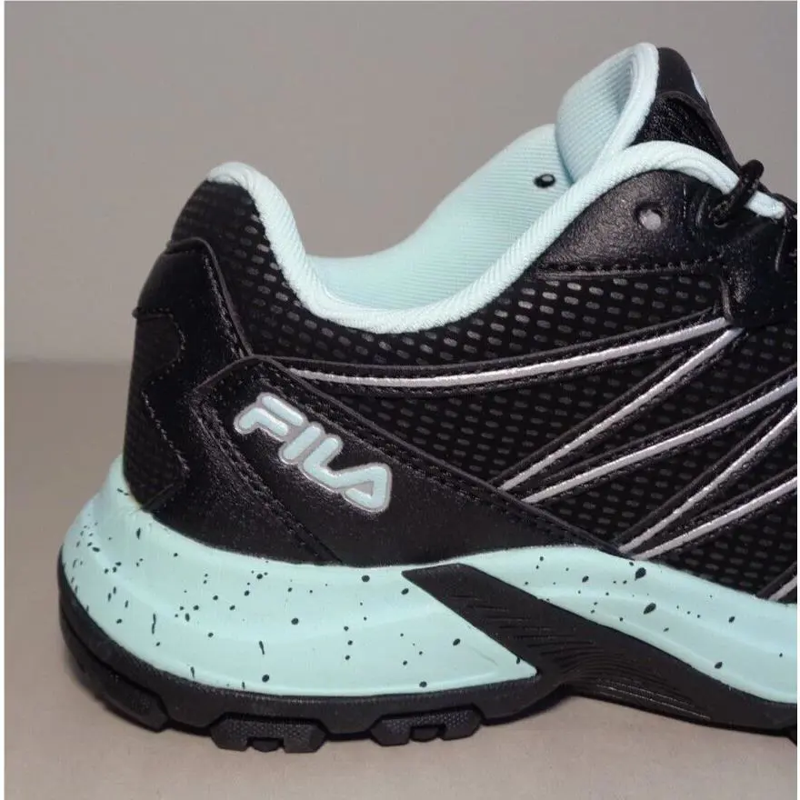 Fila shoes - Black/Black/Fila Aqua (UPC: 196447239254) 1