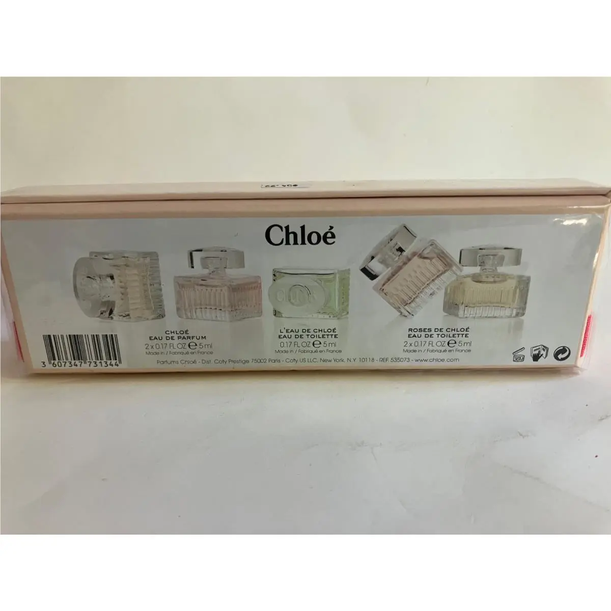 Chloe Parfum de Roses 5Pcs Mini 0.17ozeach Set For Women Rare