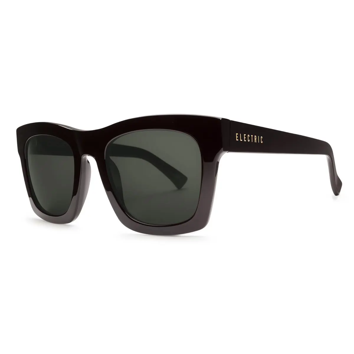 Crasher 53 Sunglasses Gloss Black; Grey Polarized by Electric
