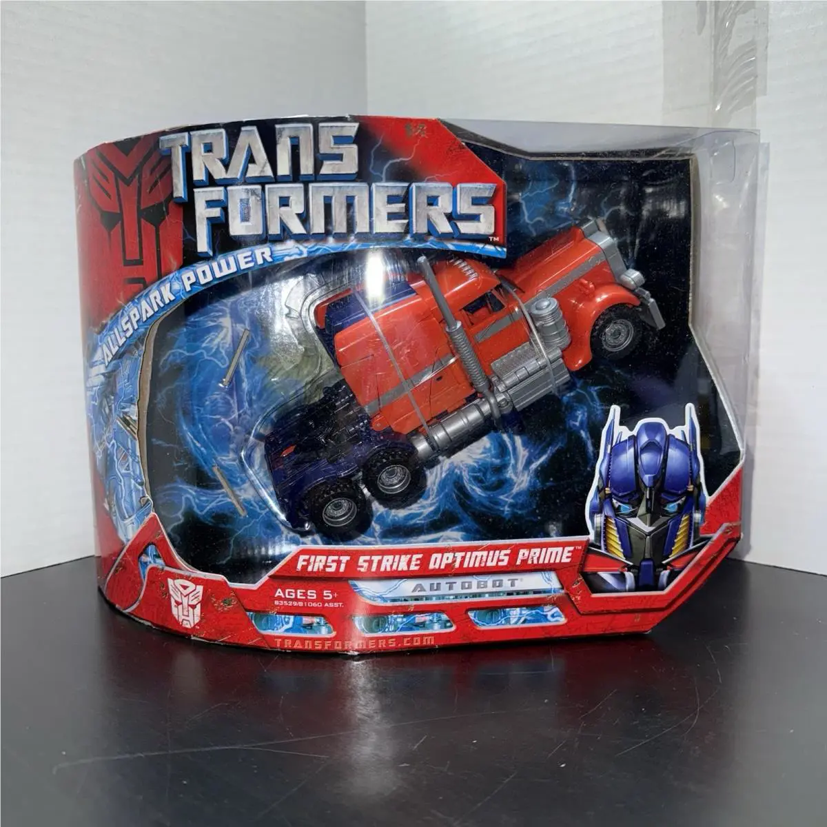 Hasbro Transformers First Strike Optimus Prime Action Figure 2007 Imperfect Box