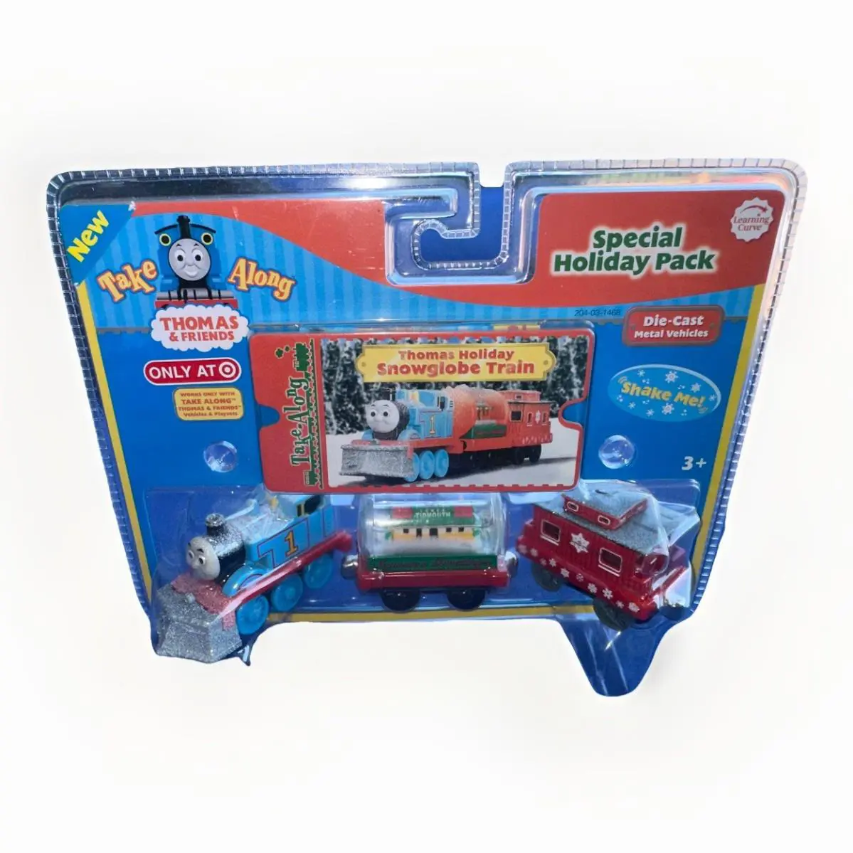 Thomas Friends Take Along Special Target Holiday Pack W/ Snowglobe Car