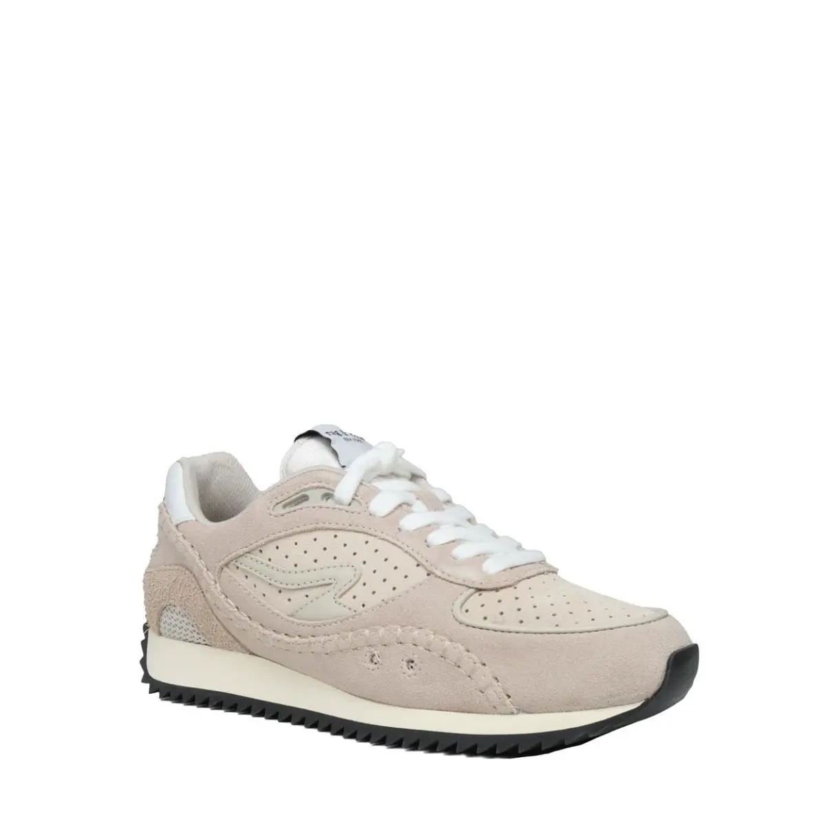Rag Bone Womens Drift Runner Lace Up Sneakers Pebble Suede Leather Shoes - Beige