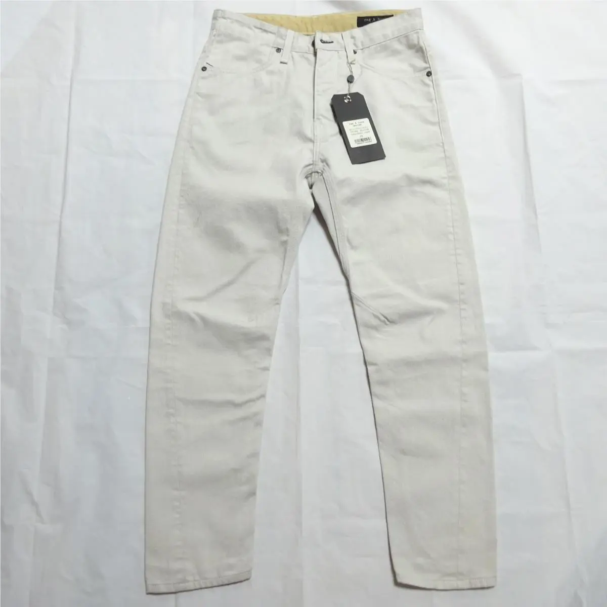 Rag Bone Stone Japanese Selvedge Engineer Cotton Denim Jeans