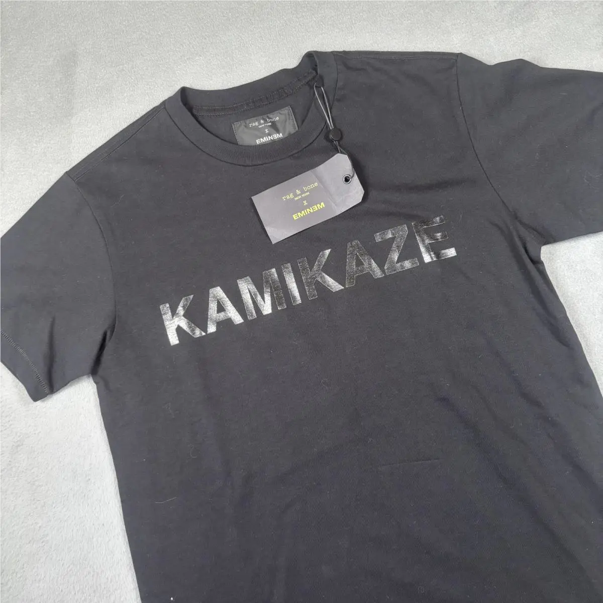 Rag Bone x Eminem Shirt Mens Extra Small Black Kamikaze Album Tee Limited