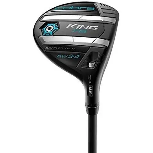 Cobra Women`s King F8 Fairway Wood - Black/blue - Options Available - Black, Blue