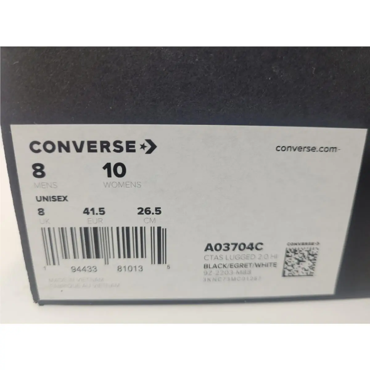 Converse shoes - Converse Chuck Taylor All Star - A03704C - Black 18