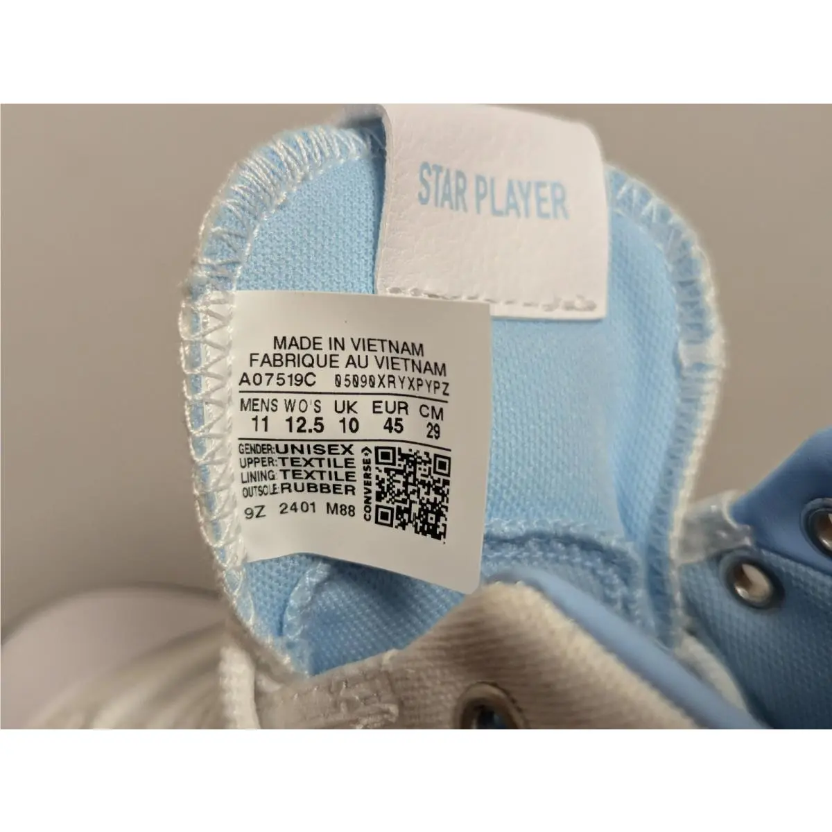 Converse shoes - Converse Star Player 76 Mid - A07519C - White 3