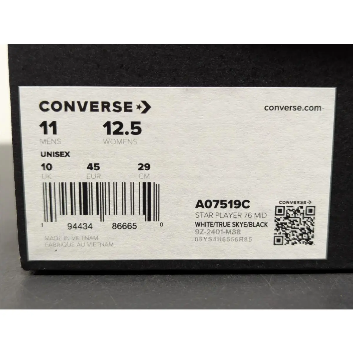 Converse shoes - Converse Star Player 76 Mid - A07519C - White 4