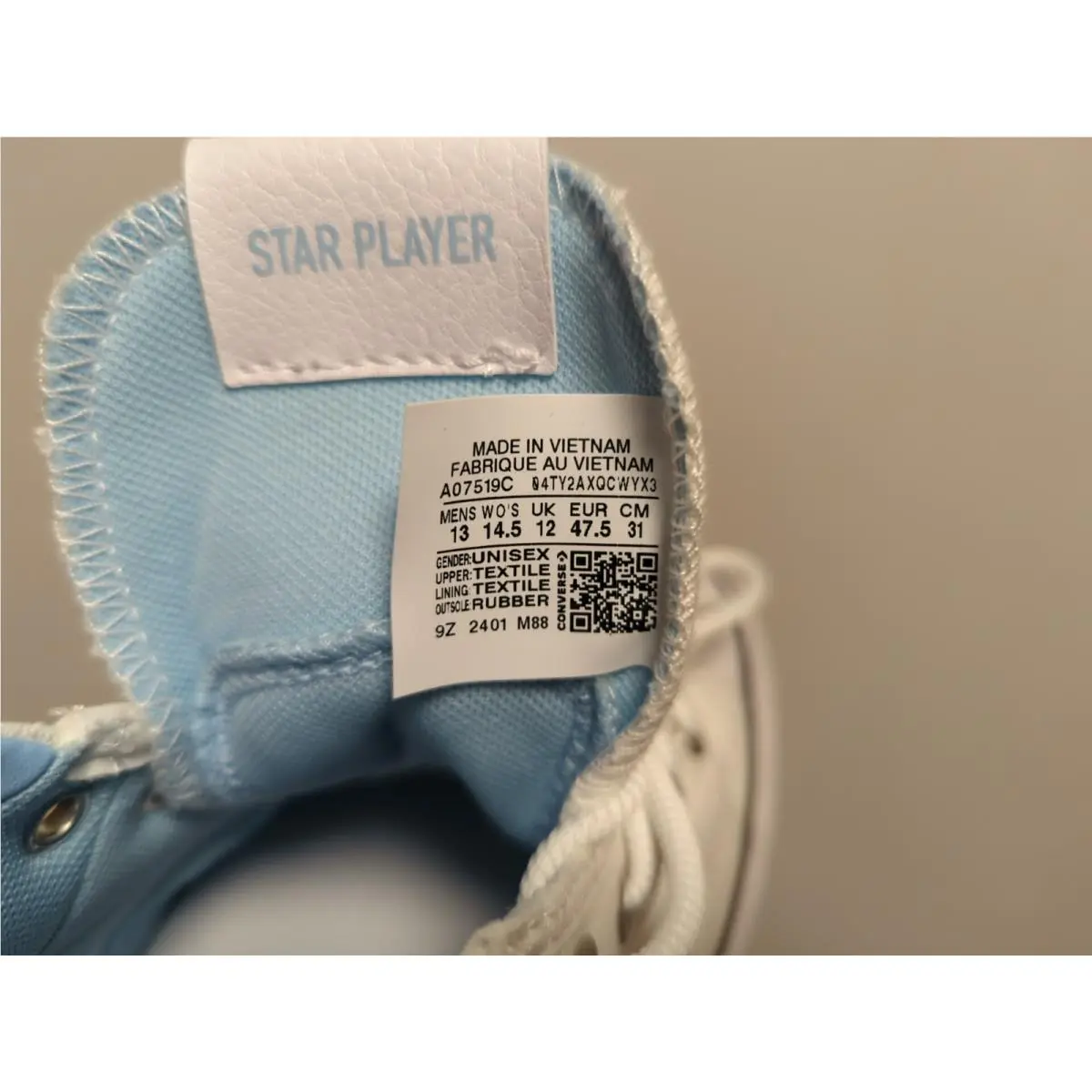 Converse shoes - Converse Star Player 76 Mid - A07519C - White 1