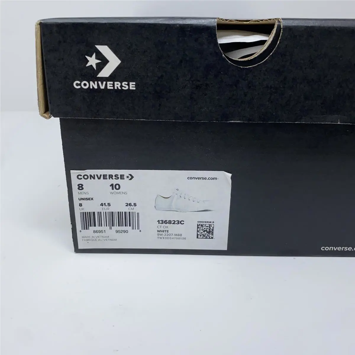 Converse shoes - Converse Chuck Taylor All Star Leather Low - 136823C - White 10