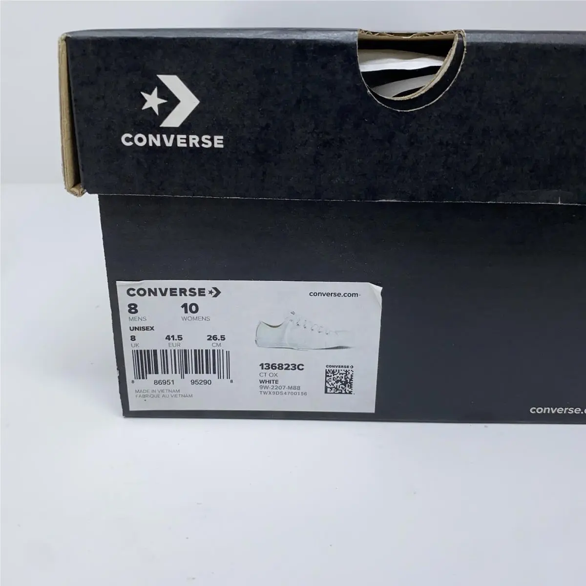 Converse shoes - Converse Chuck Taylor All Star Leather Low - 136823C - White 23