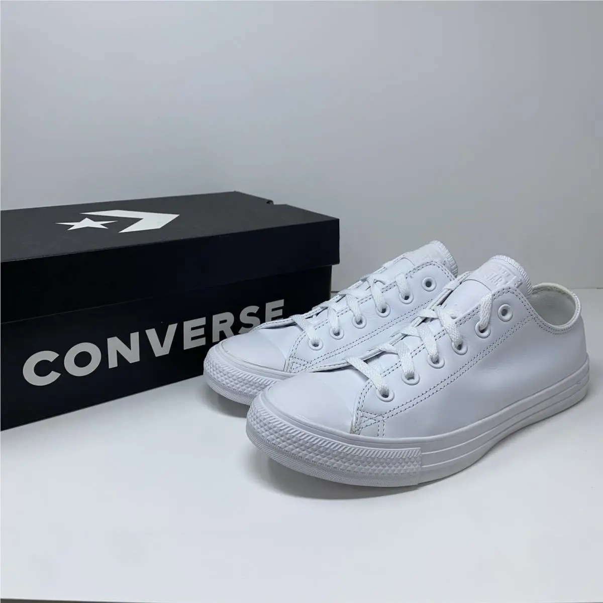 Converse shoes - Converse Chuck Taylor All Star Leather Low - 136823C - White 13