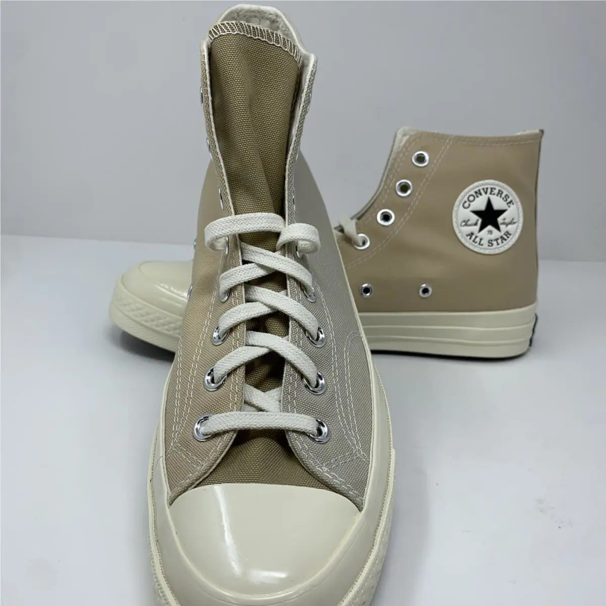 Converse shoes - Converse Chuck 70 Hi - Chuck - A05658C - Oat Milk / Beach Stone 8
