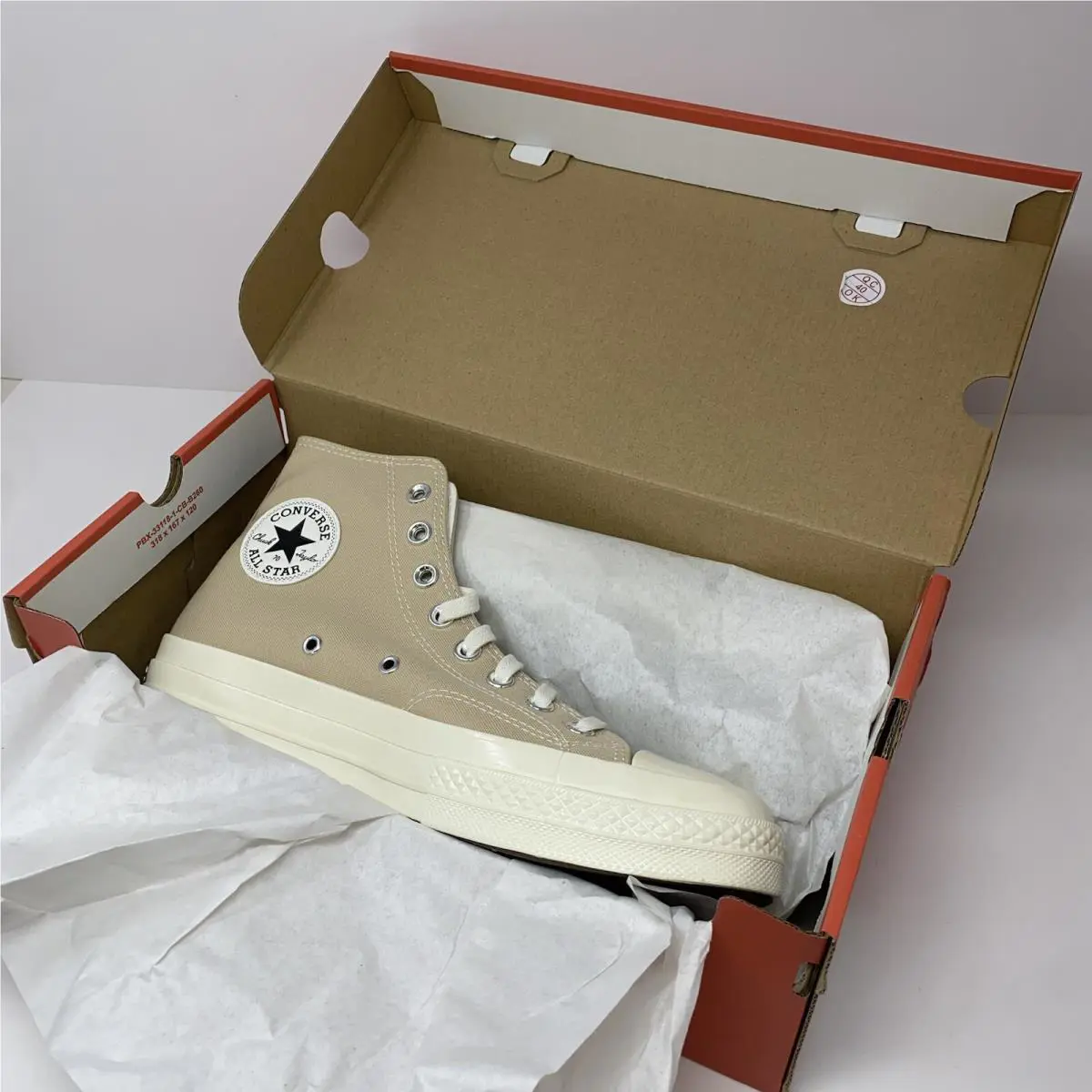 Converse shoes - Converse Chuck 70 Hi - Chuck - A05658C - Oat Milk / Beach Stone 10