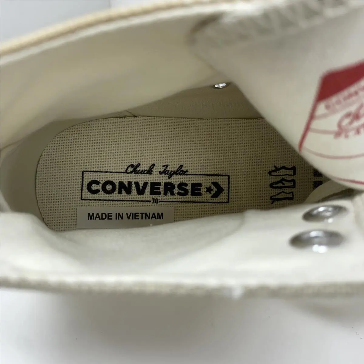 Converse shoes - Converse Chuck 70 Hi - Chuck - A05658C - Oat Milk / Beach Stone 7