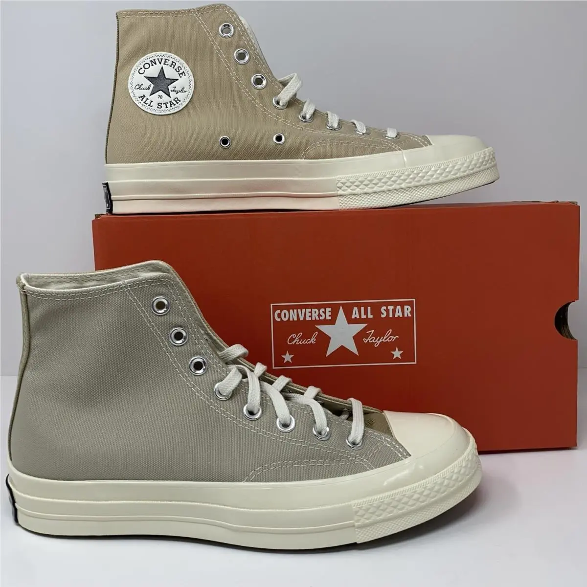 Converse shoes - Converse Chuck 70 Hi - Chuck - A05658C - Oat Milk / Beach Stone 12