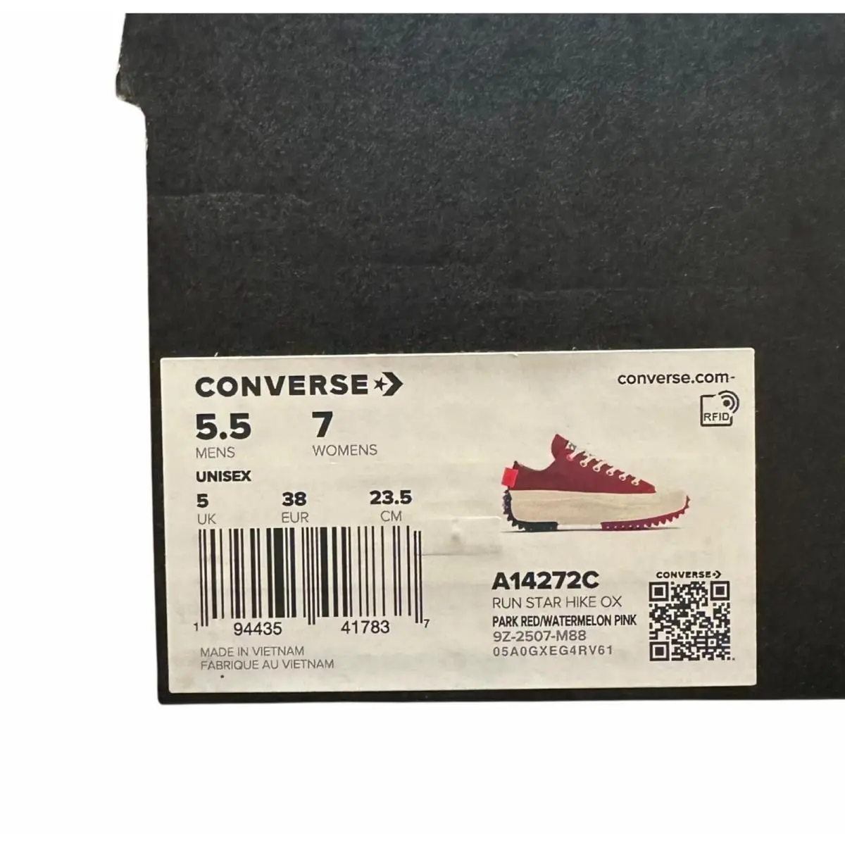 Converse shoes - Converse Run Star Hike - Run Star Hike - A14272C - Red (UPC: 194435417837) 8