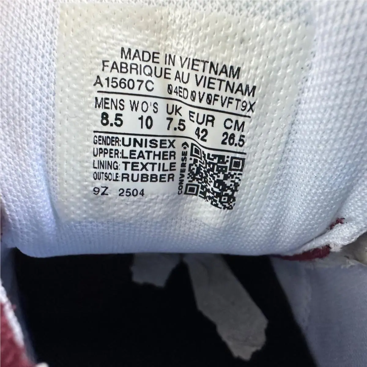 Converse shoes - Converse Chuck Taylor - Chuck Taylor - A14272C - burgundy (UPC: 194435595191) 11