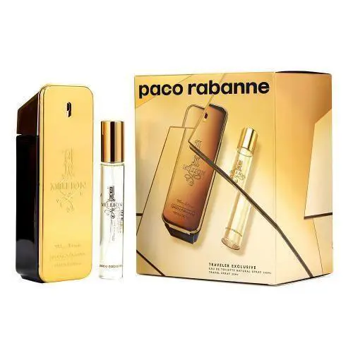 Paco Rabanne One Million 2 Piece Travel Gift Set For Men