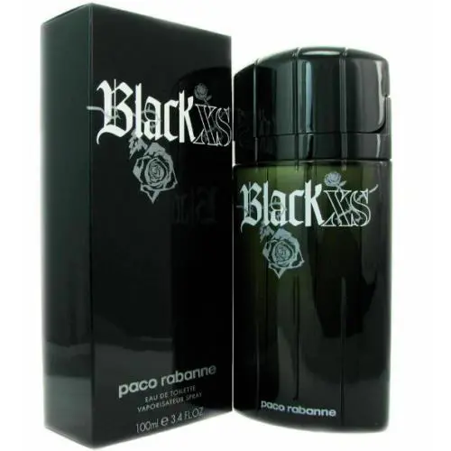 Black XS Men  3.4 oz Eau de Toilette Spray Classic Full as Pic by Paco Rabanne