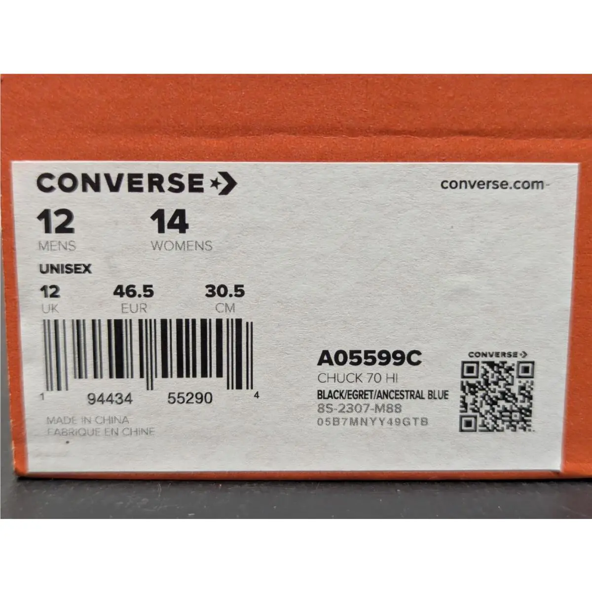 Converse shoes - Converse Chuck 70 Hi - Chuck - A05599C - Black (UPC: 194434552904) 22