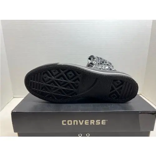 Converse shoes - Converse All Star Hi - All Star - LEOPARD FUR BLACK/WHITE - U50 - 1P363 8