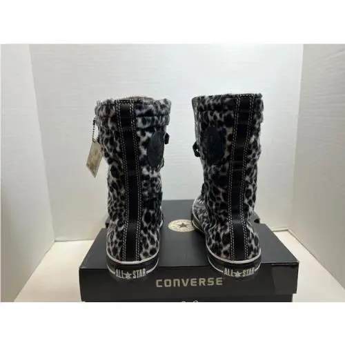 Converse shoes - Converse All Star Hi - All Star - LEOPARD FUR BLACK/WHITE - U50 - 1P363 7