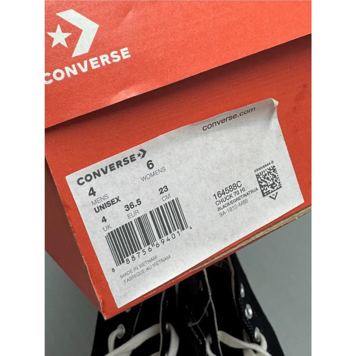 Converse shoes - Converse Chuck 70 Hi - Chuck - 164588C - Black 7
