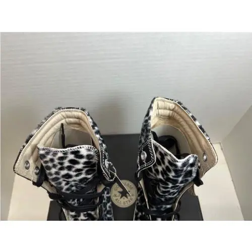Converse shoes - Converse All Star Hi - All Star - LEOPARD FUR BLACK/WHITE - U50 - 1P363 5