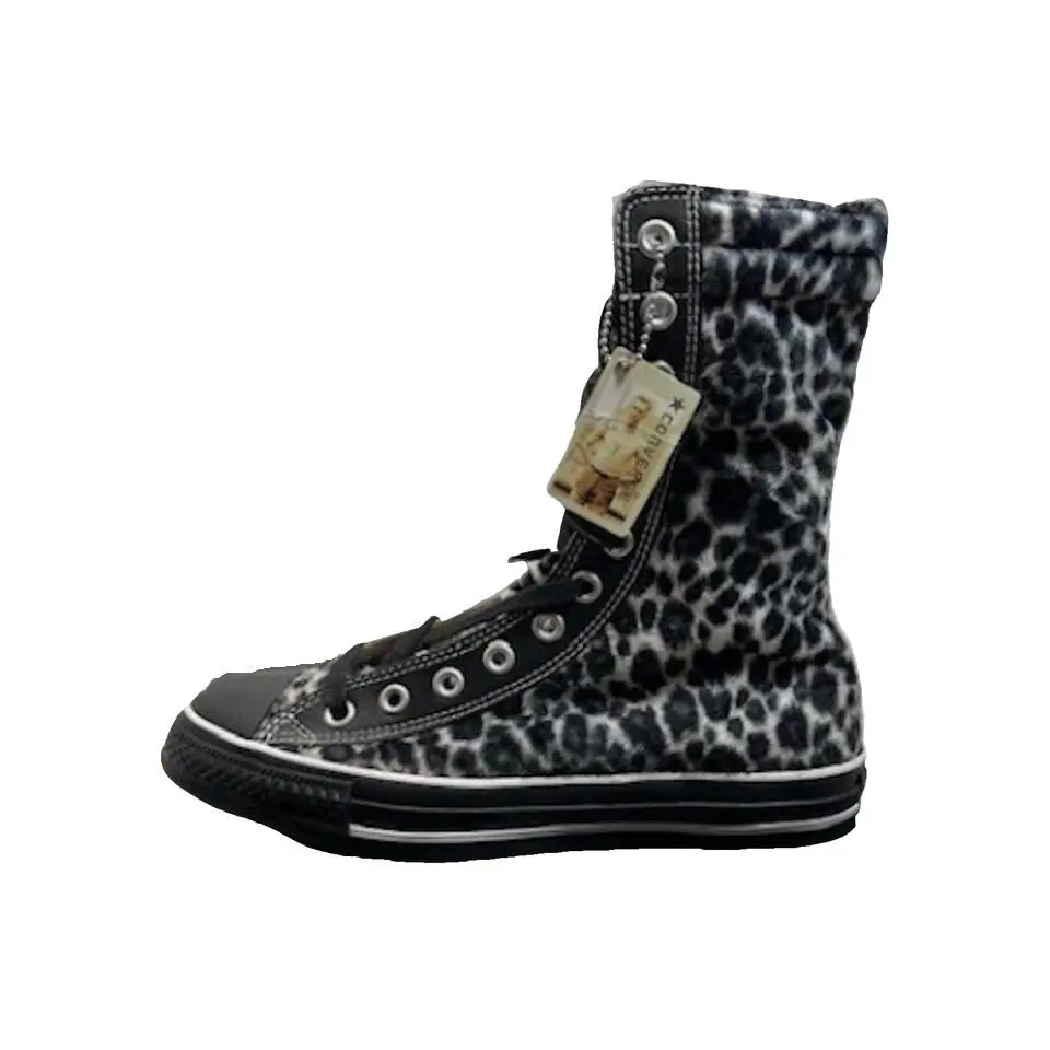 Converse shoes - LEOPARD FUR BLACK/WHITE - U50 - 1P363 0