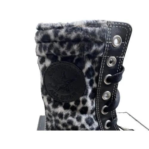 Converse shoes - LEOPARD FUR BLACK/WHITE - U50 - 1P363 5
