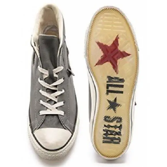 Converse shoes - CONVERSE ALL STAR ZIPPER JOHN VARVATOS VINTAGE STYALE - Charcoal Gray - U55 - 145365C 6