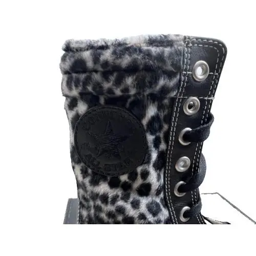 Converse shoes - LEOPARD FUR BLACK/WHITE - U50 - 1P363 5