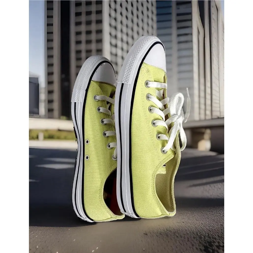 Converse All Star Ctas Yellow Zitron Low Top Sneakers Men’s 7 Women’s 9