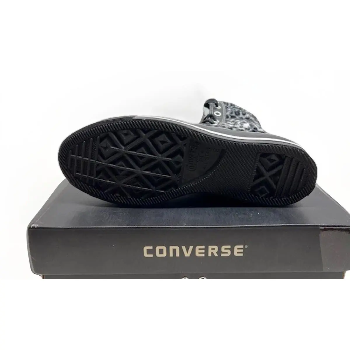 Converse shoes - Converse All Star Hi - All Star - LEOPARD FUR BLACK/WHITE - U50 - 1P363 8