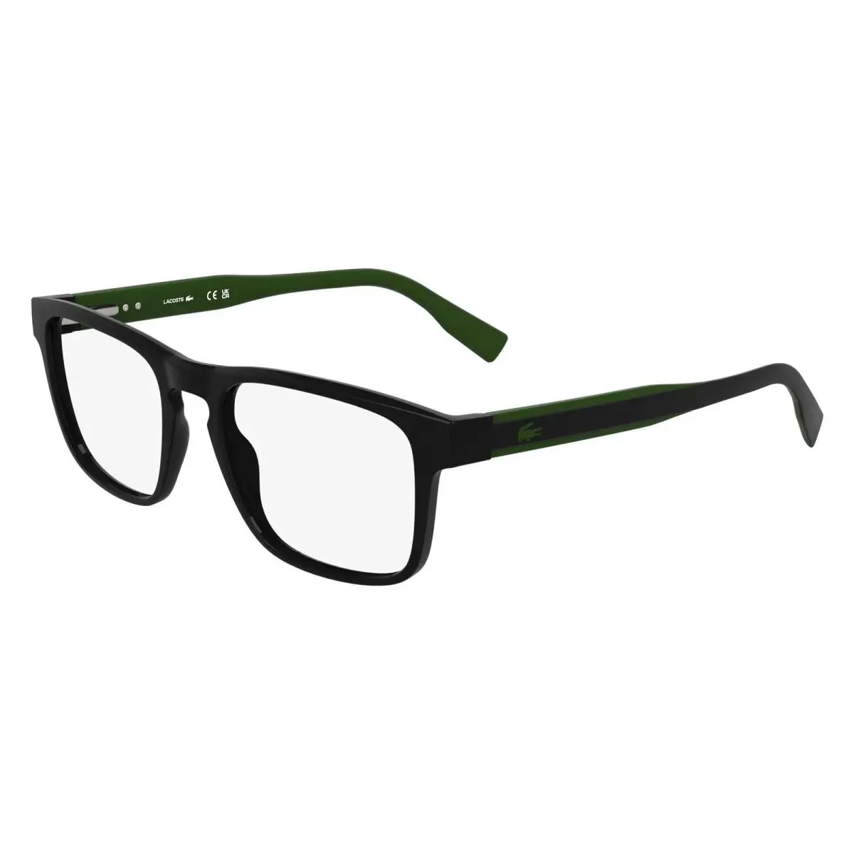 L-2972 001 Black Green Eyeglasses 54/19/145 by Lacoste