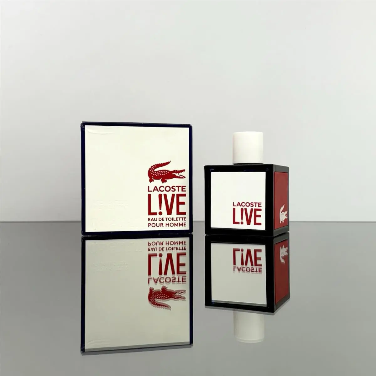 Lacoste Live Men Cologne 3.3oz-100ml Edt Spr NO Cello BH09