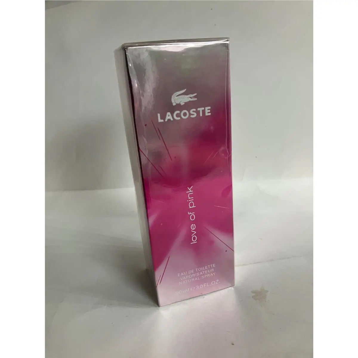 Lacoste Love OF Pink 3 oz Edt Spray For Women Rare