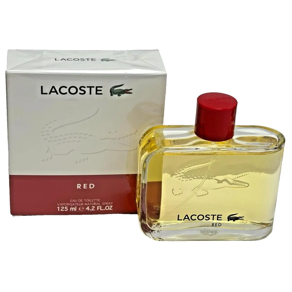 Lacoste Red For Men 4.2 OZ Edt Spray