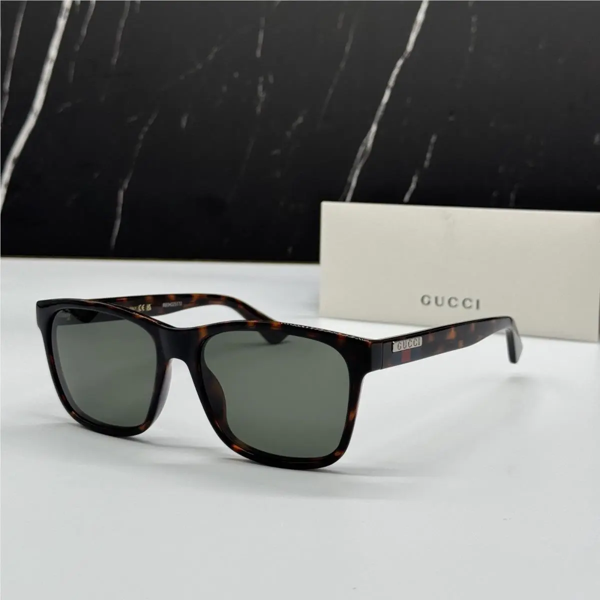 Sunglasses GG0746S 003 Havana Eyewear by Gucci