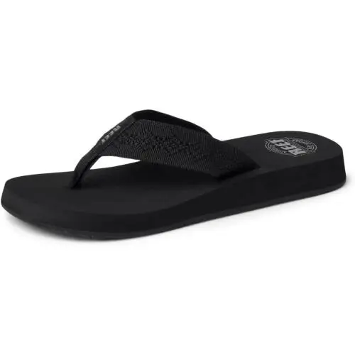 Reef Women`s Sandy Flip-flop 5 Black/black
