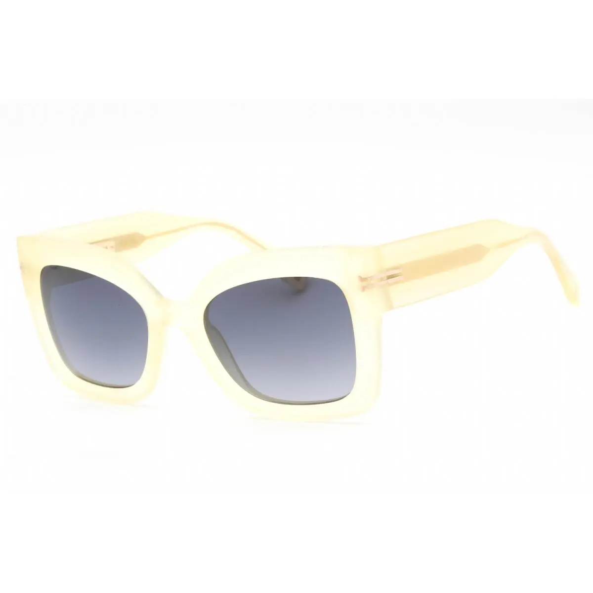 MJ 1073 S 040G 9O Sunglasses Yellow Frame Dark Grey Lenses 53mm by Marc Jacobs