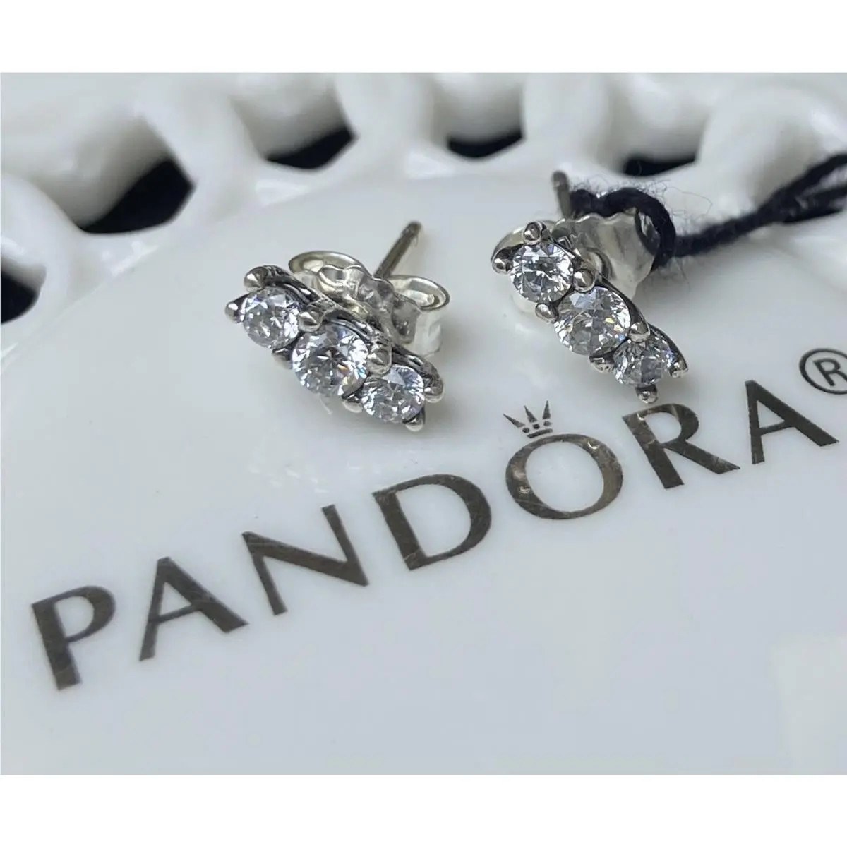 Pandora Sparkling Stud Earrings 290725CZ