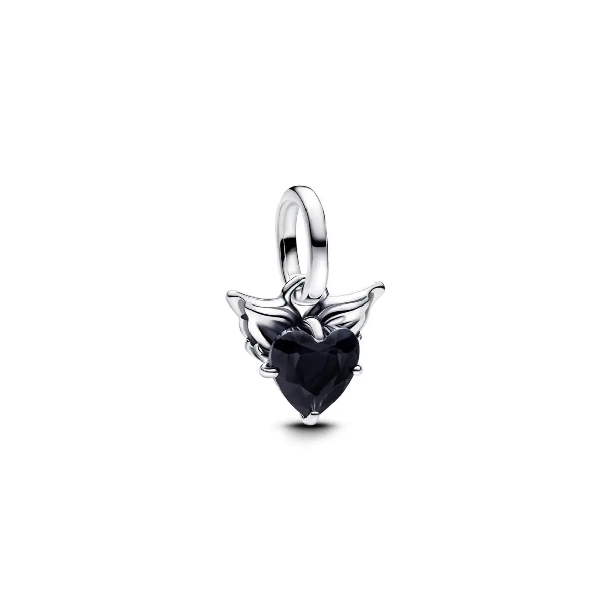 Pandora Winged Heart Mini Dangle Charm Sterling Silver 793626C01