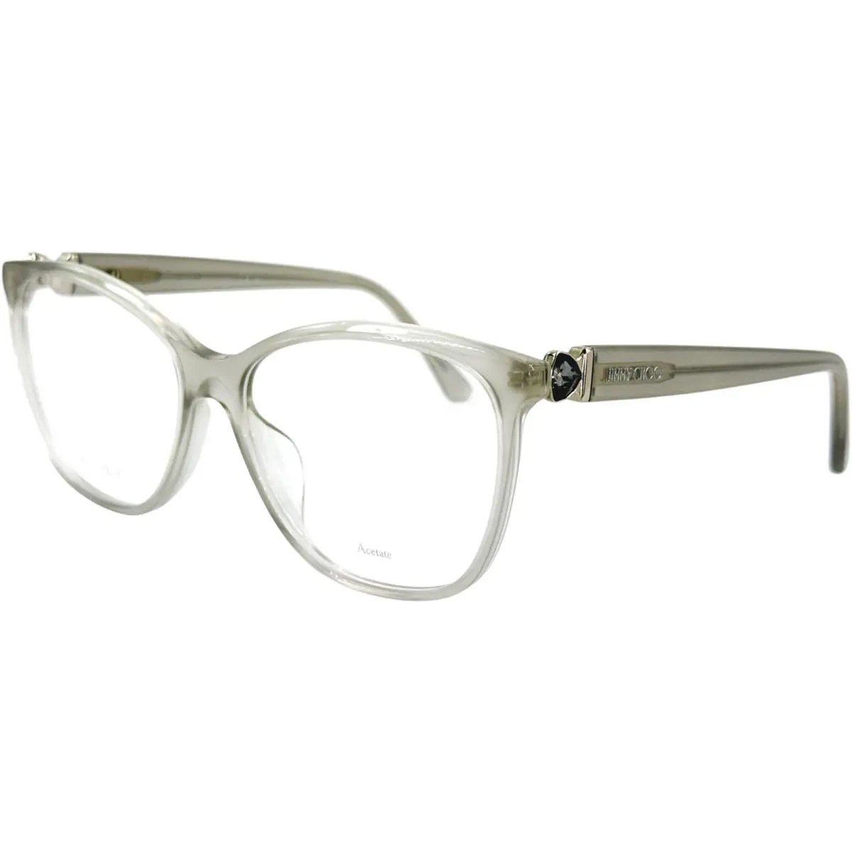 Jimmy Choo JC318 G Womens Plastic Eyeglass Frame 0KB7 Grey 54-15 Italy