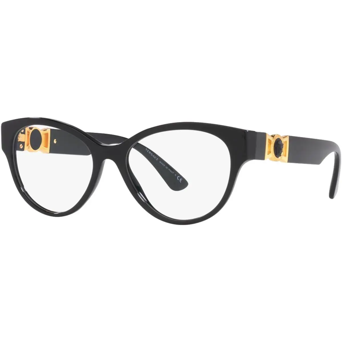 Versace Eyeglasses VE3313F GB1 54mm Black / Demo Lens