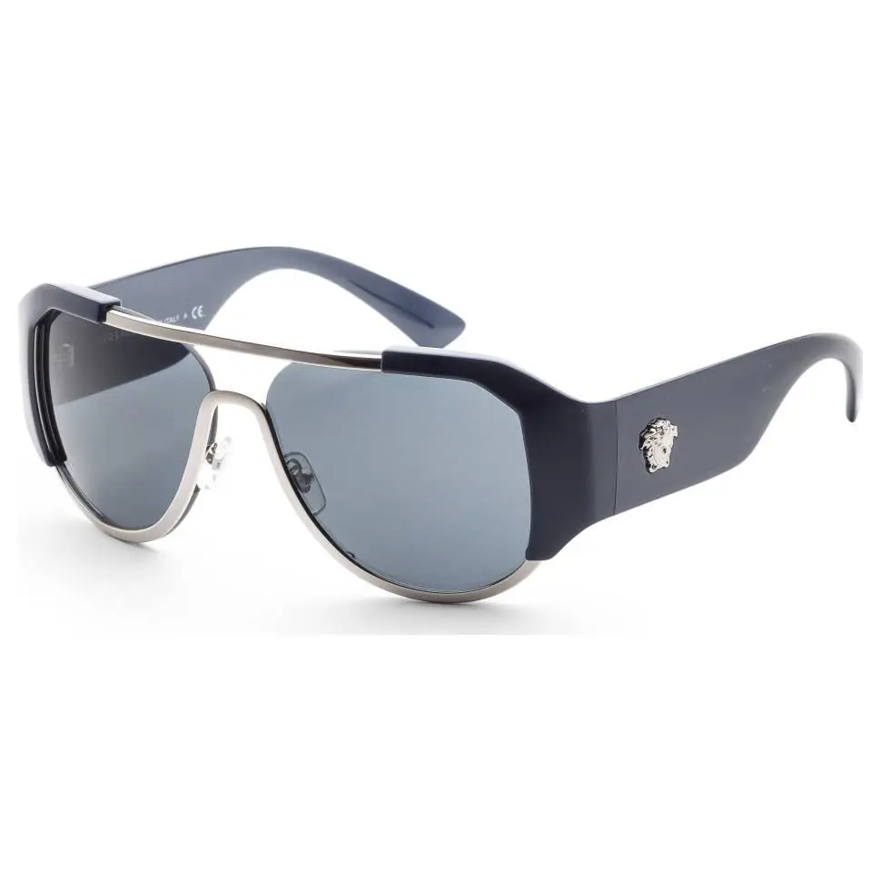 Versace Sunglasses VE4340 523387 59mm Blue Silver / Dark Grey Lens