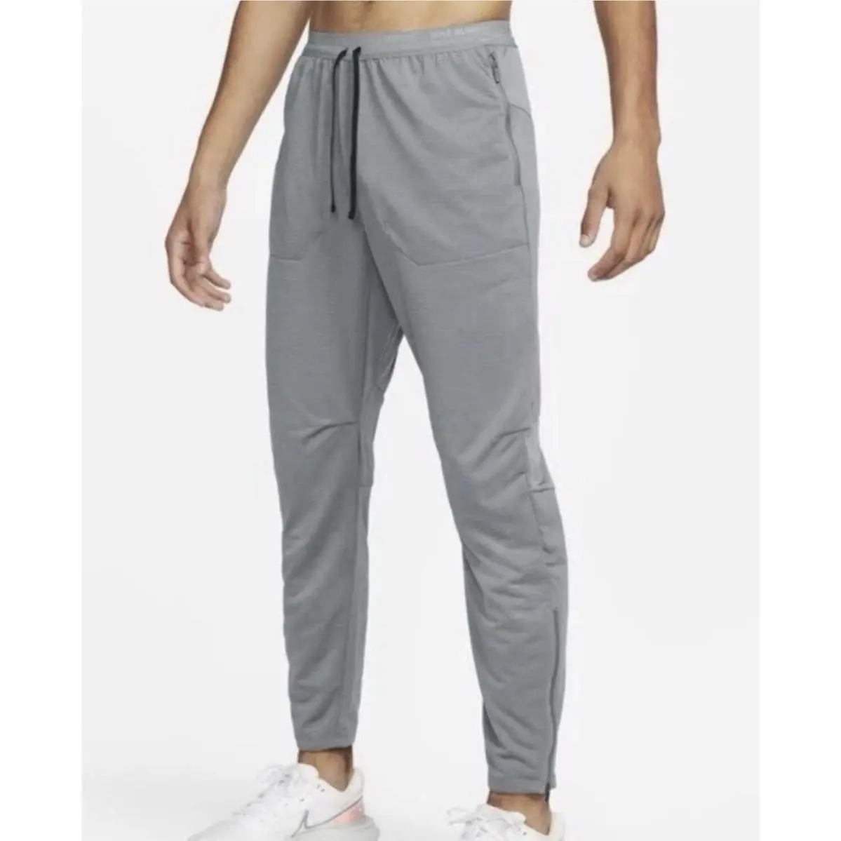 Nike Phenom Elite Knit Running Gym Pants Men`s Size Large Grey DQ4740-084